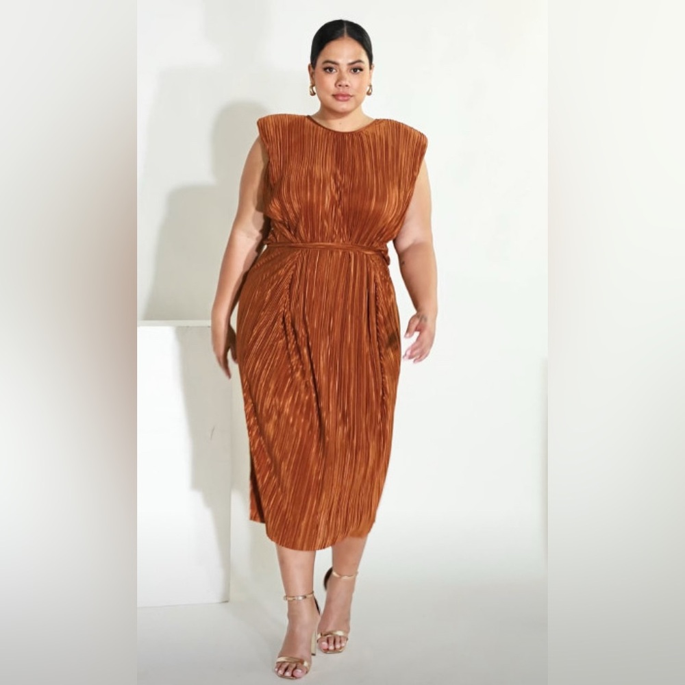 Bronze Alexis Dress from City Chic